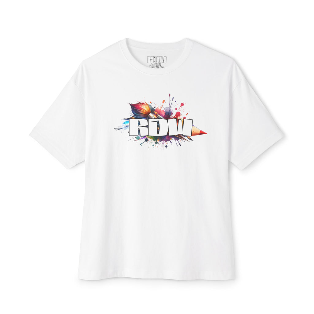 RC Racing Car Graphic Tee — "E Buggy" Oversized Boxy T‑Shirt