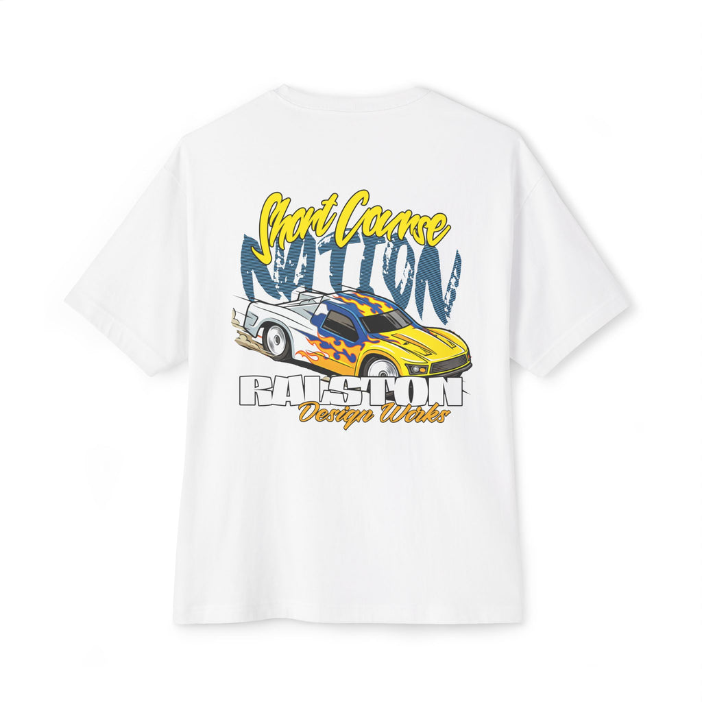 RC Racing Car Graphic Tee — "RC Short Course Nation" Oversized Boxy T‑Shirt
