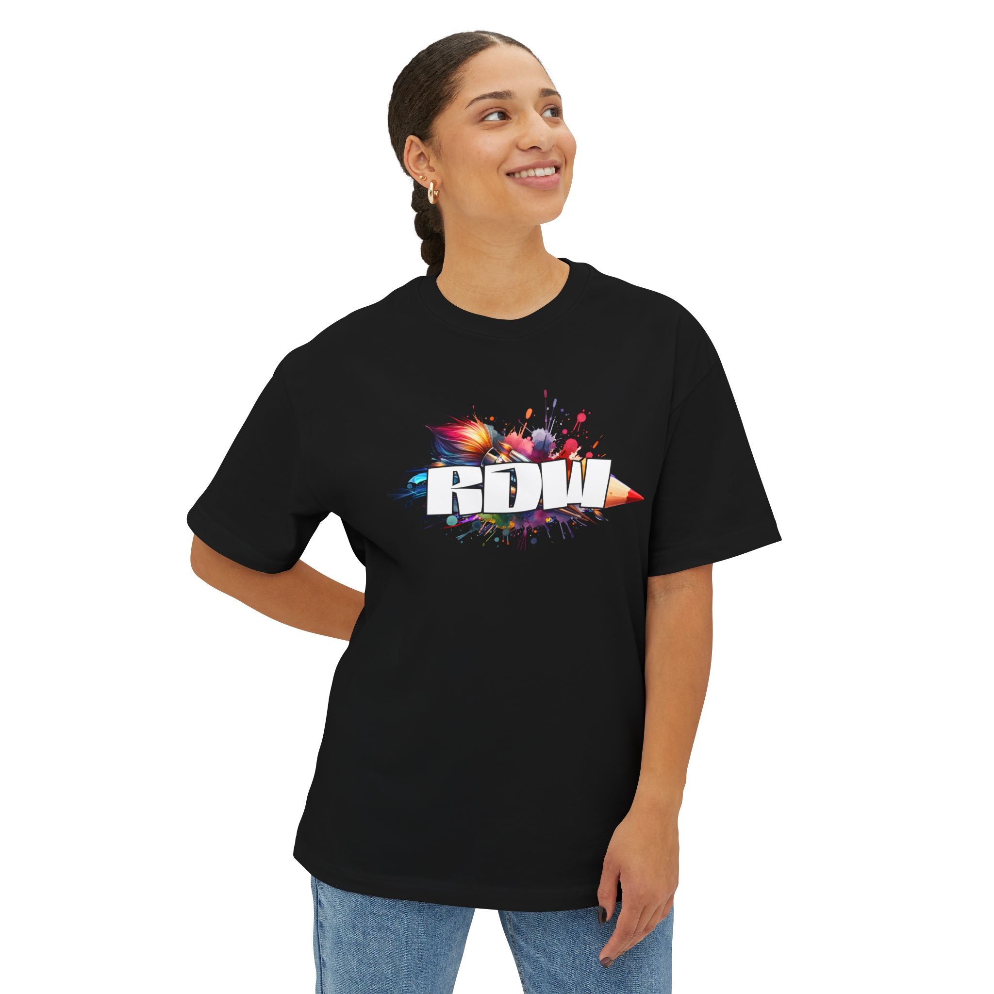 RC Racing Car Graphic Tee — "RC Stadium Truck" Oversized Boxy T‑Shirt