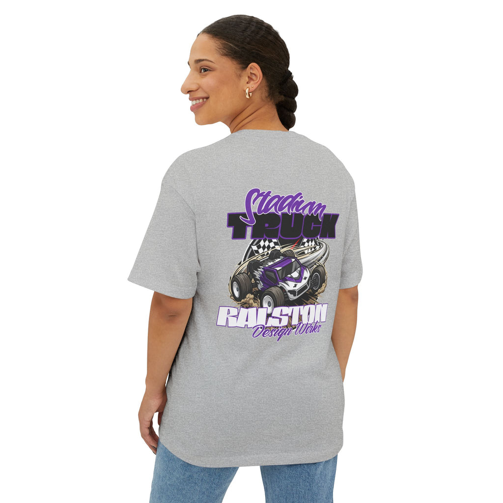 RC Racing Car Graphic Tee — "RC Stadium Truck" Oversized Boxy T‑Shirt