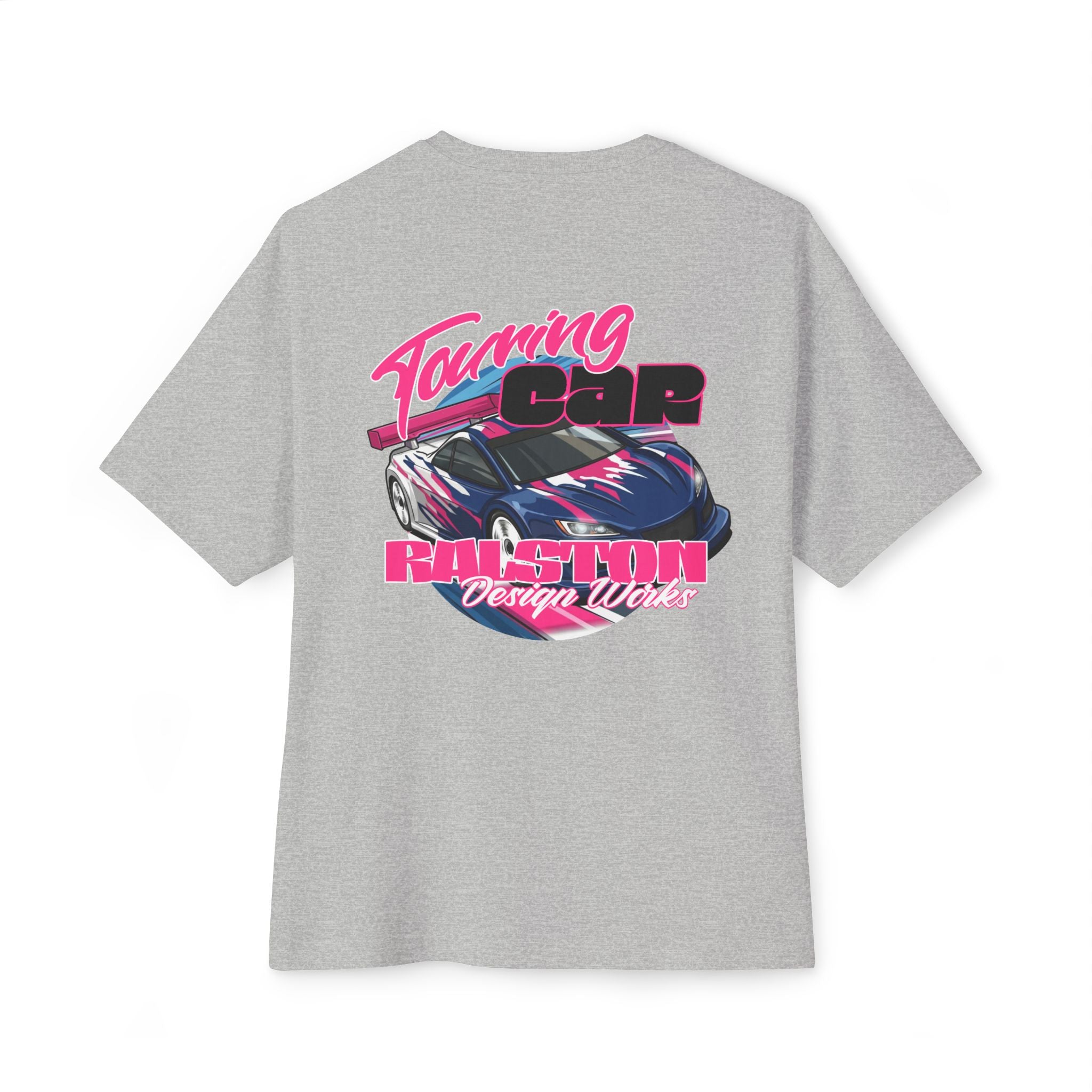 RC Racing Car Graphic Tee — "RC Touring Car" Oversized Boxy T‑Shirt