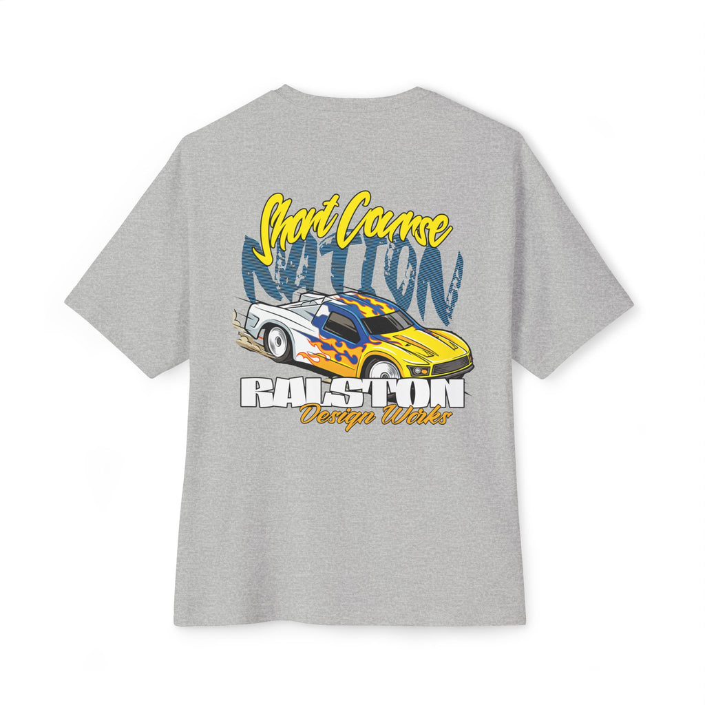 RC Racing Car Graphic Tee — "RC Short Course Nation" Oversized Boxy T‑Shirt