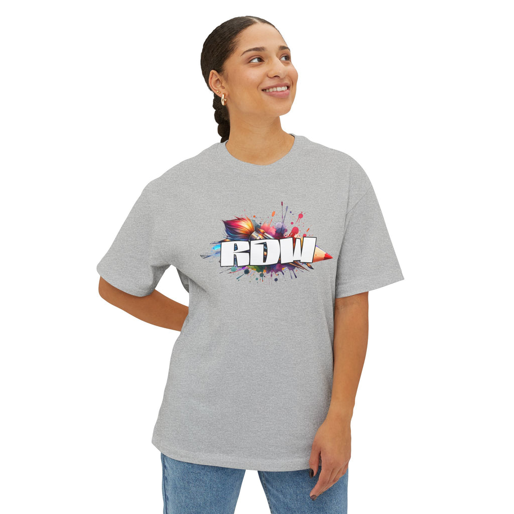 RC Racing Car Graphic Tee — "RC Stadium Truck" Oversized Boxy T‑Shirt