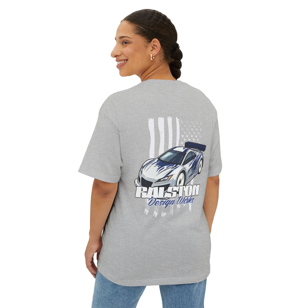RC Racing Car Graphic Tee — "RC Patriot" Oversized Boxy T‑Shirt