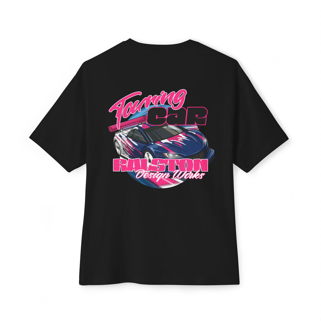 RC Racing Car Graphic Tee — "RC Touring Car" Oversized Boxy T‑Shirt