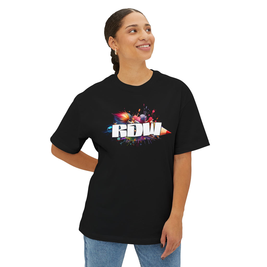 RC Racing Car Graphic Tee — "RC Touring Car" Oversized Boxy T‑Shirt